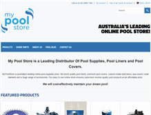 Tablet Screenshot of mypoolstore.com.au